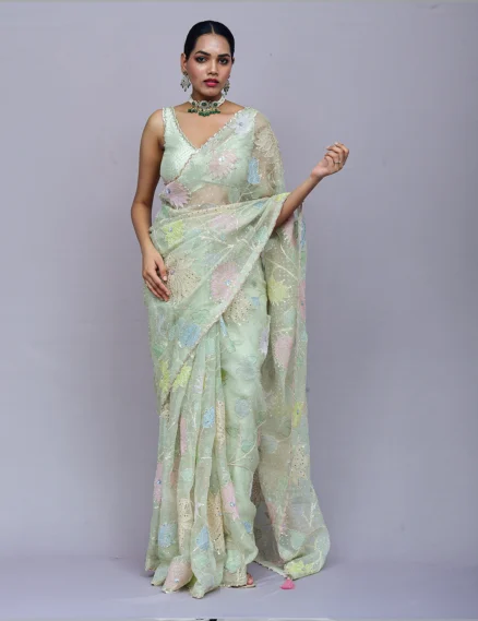 Silk Organza Saree