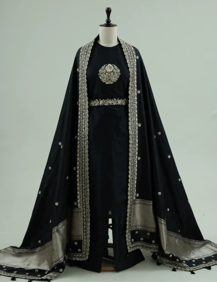 Black Sico Kurta Set