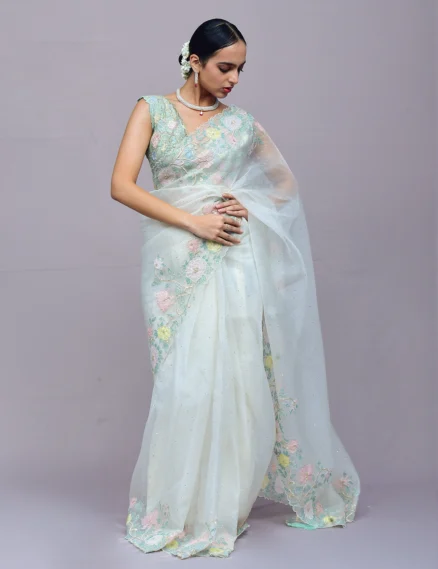 Silk Organza Saree