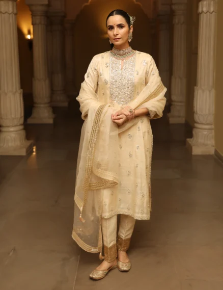 Tussar Silk Kurta